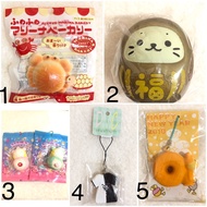 CREAMIICANDY (+Freebies) Squishy Crab Japan, Squishy Shirotan Slow Daruma, Squishy Creamicandy Turtl
