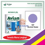 Cat Minyak Kayu dan Besi 0,9L AVIAN Warna Lengkap- 197 Orchid Violet