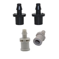 10 Pcs 6mm Female to 1/4" Barbed Straight Connector Mist Nozzle for 4/7mm Hose