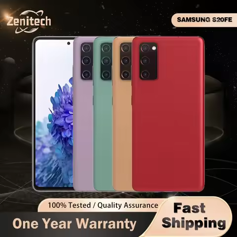 Original Samsung Galaxy S20FE G781V 5G Mobile Phone 6.5'' 6GB RAM 128GB ROM 12MP+8MP+32MP Snapdragon