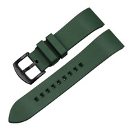 手表带 Genuine original substitute Casio fluororubber watch strap PRG-600YB PRG-650 PRW-6600 black silicone bracelet