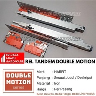 Harfit TSMF 550 mm Double Motion Drawer Rail 55 cm Ready to Ship