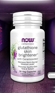 Glutathione Skin Brightener 30 Capsules by NOW FOODS