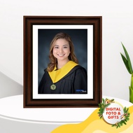 Picture Frame 8R with matting Elegant Brown