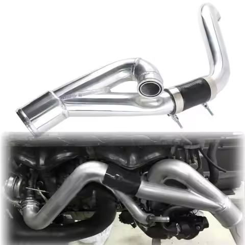 For BMW N54 2inch Turbo Outlet Charge Pipe Aluminum Upgrade Kit For 135i 335i 535i 1M E82 E88 E90 E9