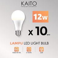 【BULK BUY 10PCS】 12W Lampu Led Light Bulb KAITO Lampu Led Siling Mentol E27 LED Bulb Downlight A Bul