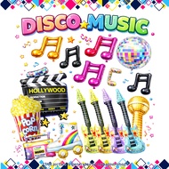 Retro 60's Theme Balloons Music Balloons