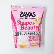 明治 SAVAS 女性專用美體增肌大豆蛋白粉(奶茶口味) 900g 約45餐份