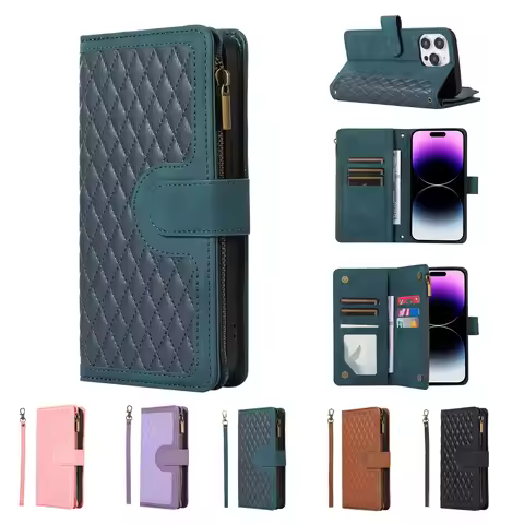 Crossbody Leather 9 Cards Phone Case For Sharp Aquos Wish 5 4 3 Sense 10 8 7 6 R10 R9 Shoulder Anti 