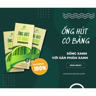[moisture Warranty] Set of 3 boxes of 100 Ecozone XK dried almond Grass Straws for tea, juices, smoo