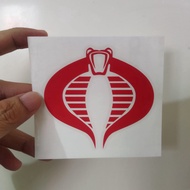CUTTING STICKER COBRA GI JOE GIJOE