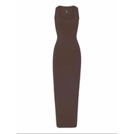 Skims Square-Neck Sleeveless Dress Slim-Fitting Bodycon Dress for Women