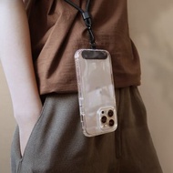【手機掛繩】自在悠遊 雙層二合一 手機掛片 iPhone手機殼 防摔殼