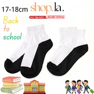 3 in 1 School sock for Kids 17- 18cm feet Stokin Sekolah budak kaki 17-18cm