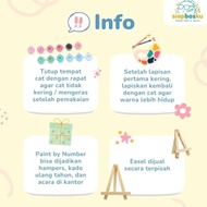 Paint BY NUMBER 20x20 CM BLACKPINK SERIES CANVAS PAINTING KIT & FRAME