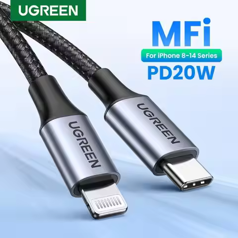 UGREEN MFI USB Type C To Lightning Cable Charger For iPhone 14 13 12 11 x Apple ipad Fast charging d