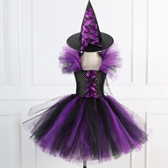 Girls Halloween Cosplay Devil Witch Costume Kids Carnival Gray Joker Vestidos Pirate Vampire Fancy P