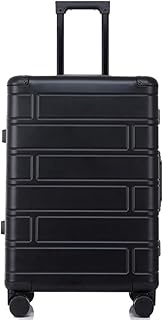 Travel Suitcase Suitcase Travel Case Hardshell Carry-on Luggage 20" With Silent Airplane Spinner Wheels Carry-on Luggage (Color : Black, Size : 20inch)