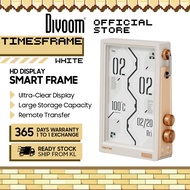 DIVOOM TIMES FRAME Unique Transparent HD Display Smart Frame - WHITE