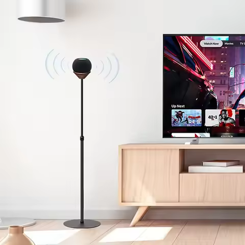 Brief apple bluetooth speaker base +Suitable for homepod mini bracket floor-standing adjustable heig