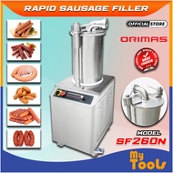 Mytools ORIMAS Rapid Sausage Filler SF260N | 0.75 kW | 90 kg | Frankfurter | Sausage Filler.