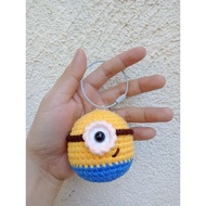 MINION CROCHET CABLE RING W/ 6*6 cm