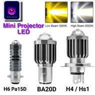BOBLTECH HS1 H4 H6 BA20D AC DC Mini Projector Motorcycle Light