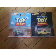 Hot wheels toys story pizza planet truck & rc cars package of 2 pcs
