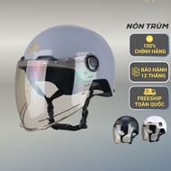 Royal M555 half-head helmet with glasses for men and women for genuine motorbike riding at Hat Boss
