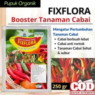 Fixflora Chili Plant Booster Fertilizer, Fruit Thickener and Plant Growth Regulator, 250g Contents