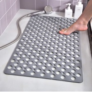 Non-slip Bath Mat 35*68 PVC Bath Mat Anti-Slip Bathroom Mat with Suction Cups and Drain Holes