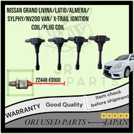 NISSAN GRAND LIVINA/LATIO/ALMERA/SYLPHY/NV200 VAN/ X-TRAIL IGNITION COIL/PLUG COIL