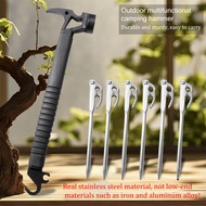 1/6/7PCS Outdoor Multifunctional Hammer Hammer Hand Tool Fire Rescue Tool Outdoor Survival Tactical 
