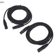 [PEO] DMX 3-PIN DMX512 Male To Female Cable LED PAR Stage Lights DMX Signal Line Dj Equipment DMX512