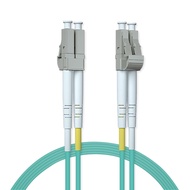 OM3 LC to LC Fiber Patch Cable - 10m (33ft) - Fiber Optic Cable Cord Multimode Duplex Jumper- 10Gb/G