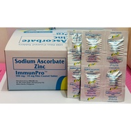 ♞,♘,♙ImmunPro Film-coated Tablet (Sodium Ascorbate + Zinc) 20 Tablets