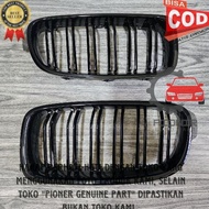 Grill bmw F30 Dual Double Slate Black Glossy Grill bmw F30 2012-2018