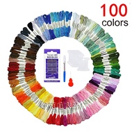 Cross-Border 100 Colors Color Cross Stitch Thread Embroidery Thread Handmade DIY Cross Stitch Thread