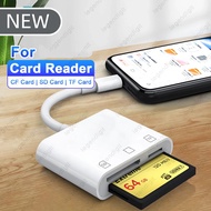 3in1 CF Card Slots Memory Card Reader for iP Camera Supports SD TF CF Flash Card Adapter Portable Mi