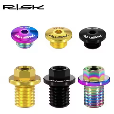 2pcs Titanium Road Bike Screw 3 Colors Cycling Parts Bleed Bolts/Hose Screw Bike Screw For SHIMANO R