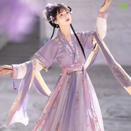 Original Hanfu [Flailing Flower] Women's Tang-Style Waist-Length Tang-Style Dress Chinese-Style Daily Winter Full Set Girl's Hanfu Skirt Children's Hanfu Princess Dress