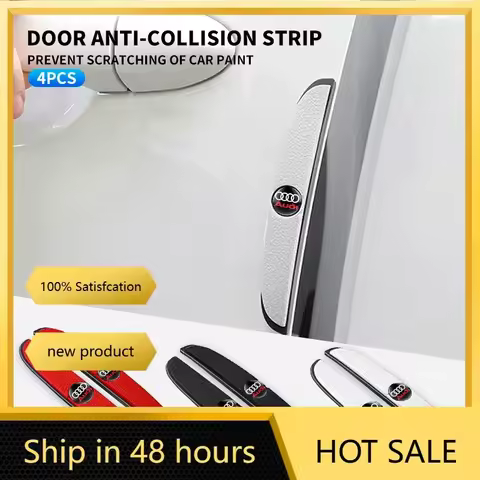 Car Door Anti Scratch Protection Strips Accessories for Audi Q3 Q4 Q5 Q6 Q7 B8 B6 C6 8p B7 C5 A3 A4 
