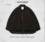 Goopi PC-01 "Tech Crinkle" Field Jacket - Black