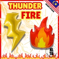 Thunder Fire Lighting Api Kilat Campsite Balloon Birthday Theme