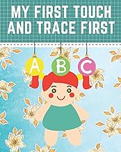 My First touch and trace first ABC: Trace ABC activity book fok Kids, toddler, children