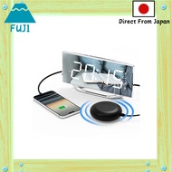 Alarm Clock: 8.7-Inch Large LED Display Mirror Clock with Adjustable Brightness & Volume, Loud Digit