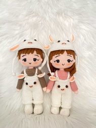 Búp bê bé thỏ couple (30x15)