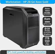 RAM 192Gb -PC HP Z8 G4 -VGA 8GB- Xeon GOLD (28CPU) Server Workstation 