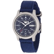 Seiko 5 SNK807K2 Men's Blue Nylon Fabric Band Military Automatic Watch