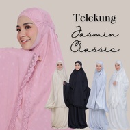 [NEW] Hanna Mirae Telekung Jasmine Premium Cotton Eksklusif Design Klasik utk Travel, Hantaran Kahwi